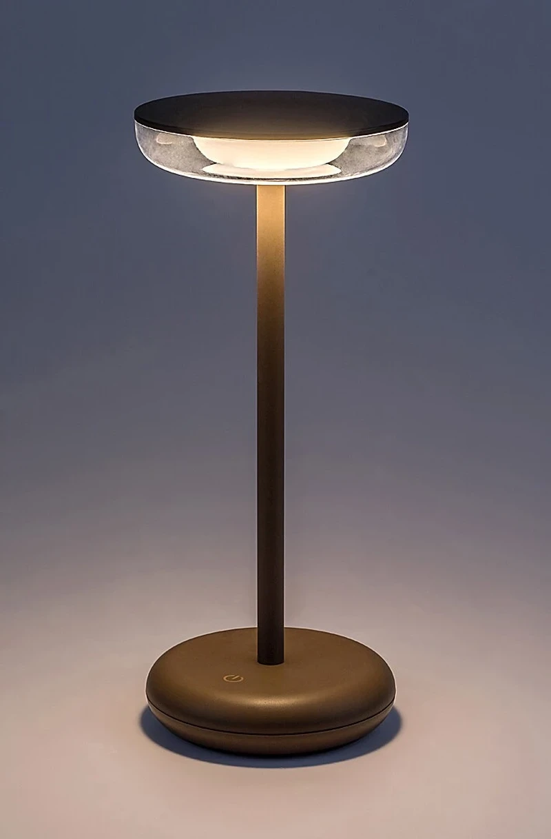 Konin – LED декоративна градинска лампа в карамел, Ø110мм, 6W, 3000K, IP44