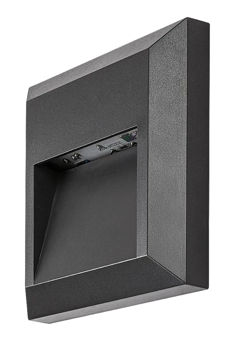 Trento – LED външен аплик в антрацит, 120×120мм, 4W, 4000K, IP65