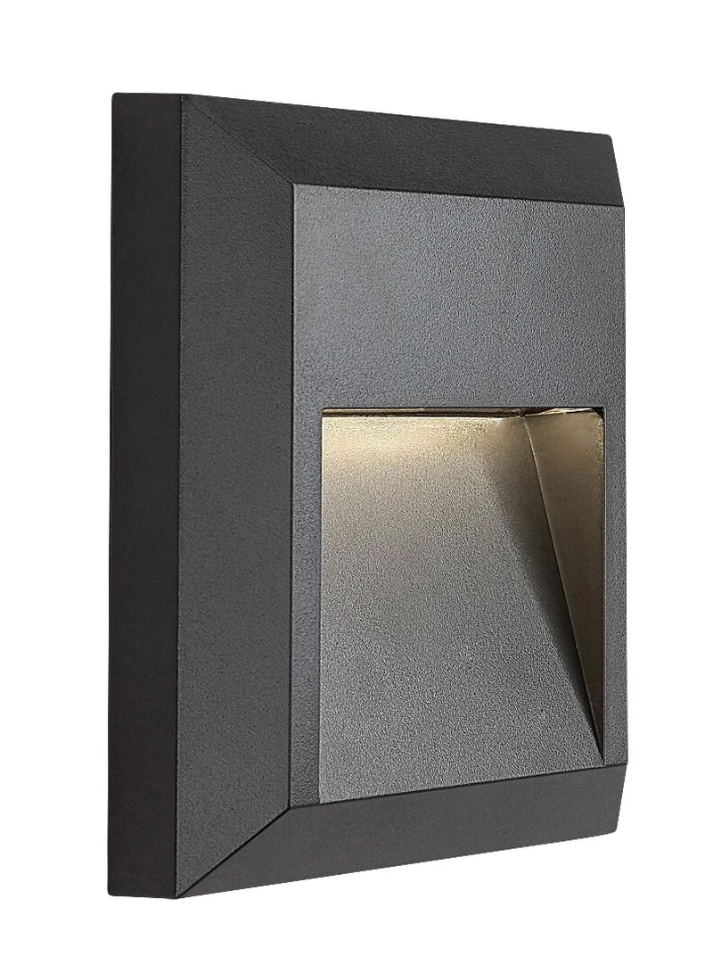 Trento – LED външен аплик в антрацит, 120×120мм, 4W, 4000K, IP65