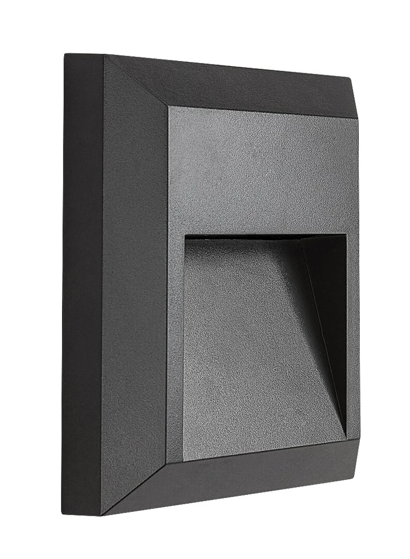 Trento – LED външен аплик в антрацит, 120×120мм, 4W, 4000K, IP65