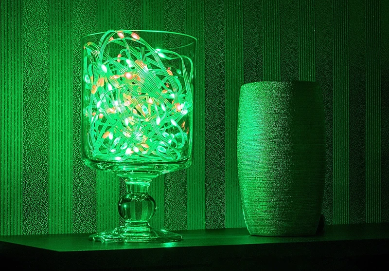 Biri – RGB LED гирлянд за градина, 10м, 3.2W, IP44, Wi-Fi/Bluetooth