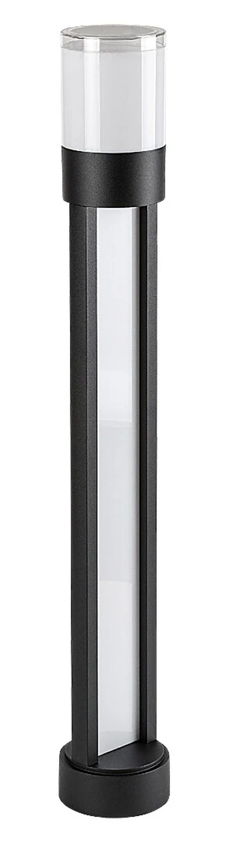 Leitha – LED градинска лампа в черен алуминий, Ø100мм, H800мм, 12W, 3000K, IP44