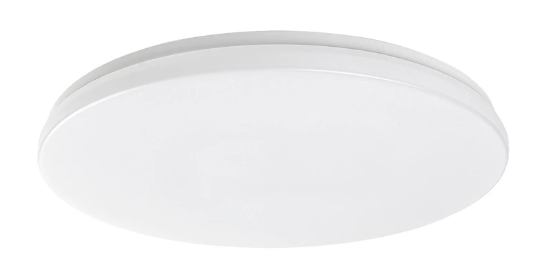 Lowar – LED плафон за тераса в бяло, Ø410мм, 36W, 3000-6000K, IP44