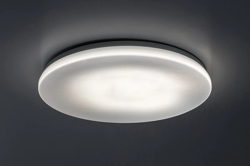 Lowar – LED плафон за тераса в бяло, Ø410мм, 36W, 3000-6000K, IP44