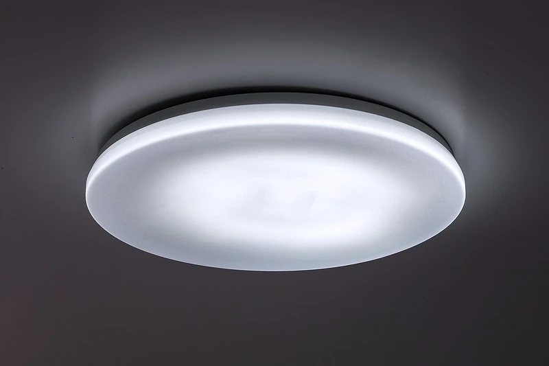 Lowar – LED плафон за тераса в бяло, Ø410мм, 36W, 3000-6000K, IP44
