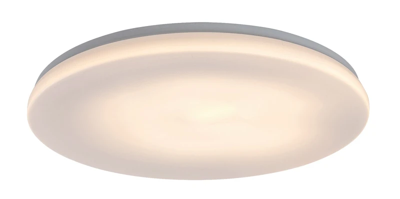 Външни таванни лампи (плафони) Lowar – LED плафон за тераса в бяло, Ø410мм, 36W, 3000-6000K, IP44