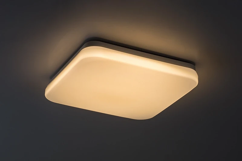 Lowar – LED плафон за тераса в бяло с датчик за движение, 285мм, 18W, 3000K