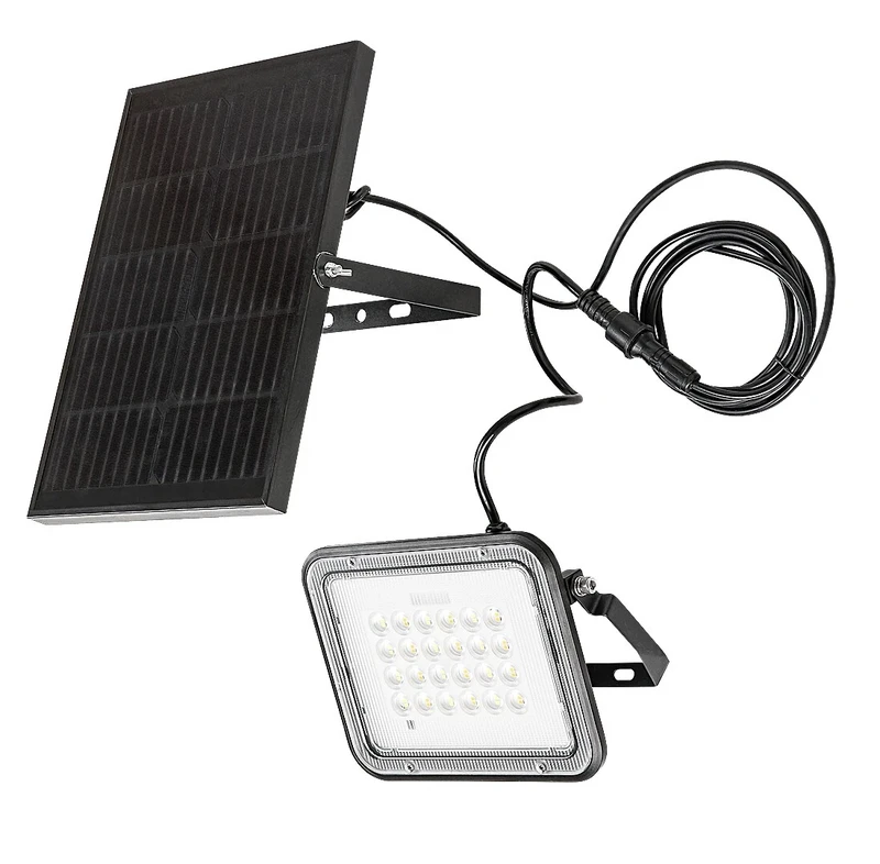 Соларно осветление Melk – соларна LED стенна лампа в черно, 190×155мм, 6.5W, 3000-6500K, IP65