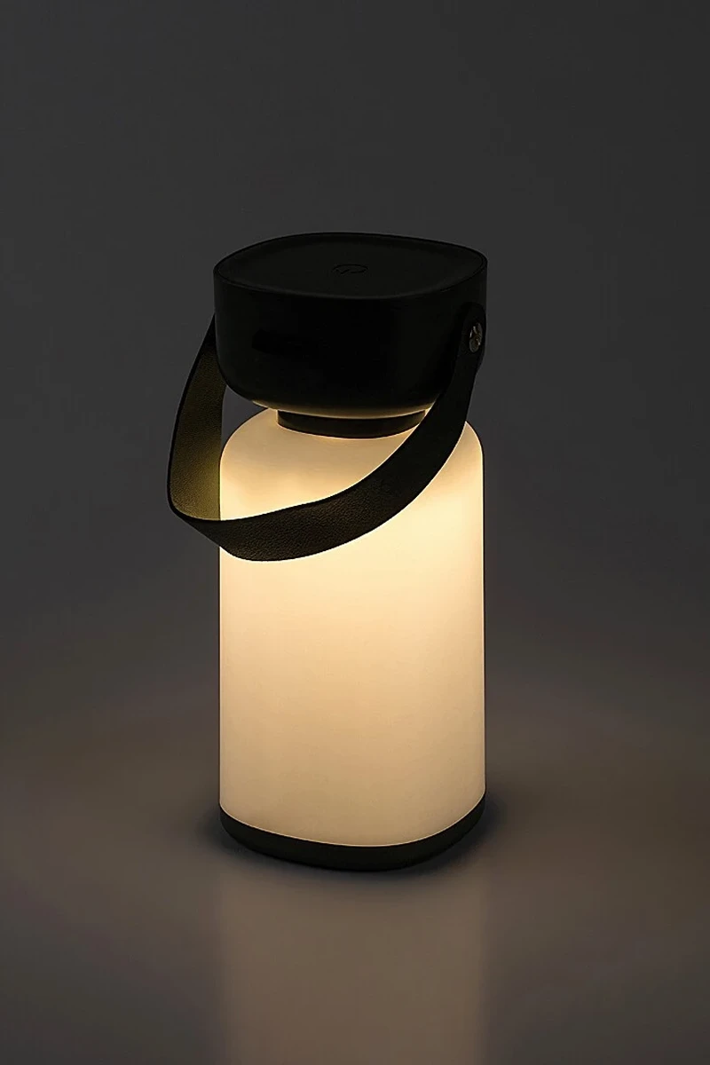 Funes – LED градинска лампа в зелено с бял абажур, Ø80мм, 120lm, 2800-6500K