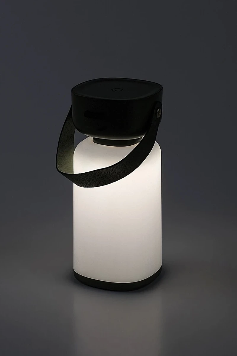 Funes – LED градинска лампа в зелено с бял абажур, Ø80мм, 120lm, 2800-6500K