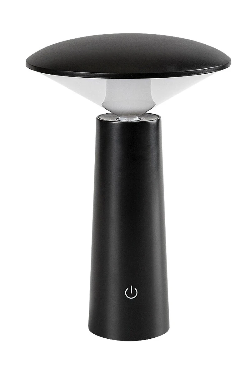 Polperro – LED декоративна лампа за градина в черно/бяло, Ø140мм, 180lm, 2800-6500K