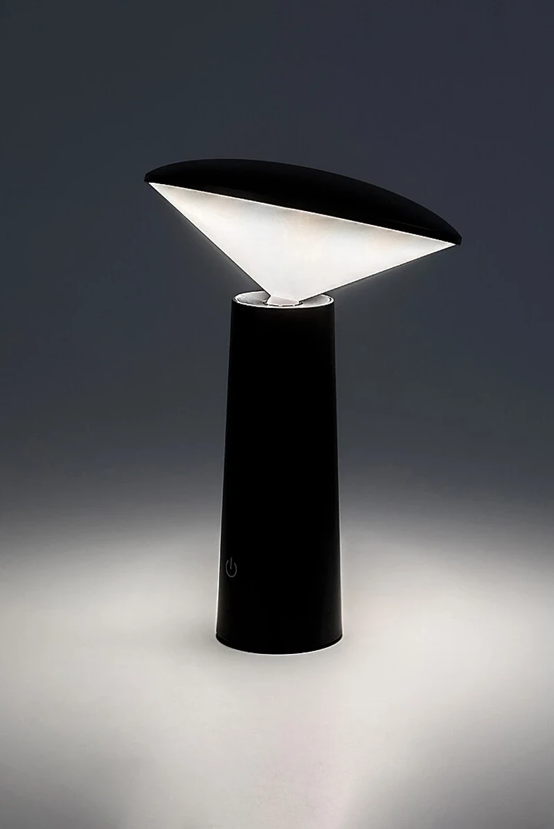 Polperro – LED декоративна лампа за градина в черно/бяло, Ø140мм, 180lm, 2800-6500K