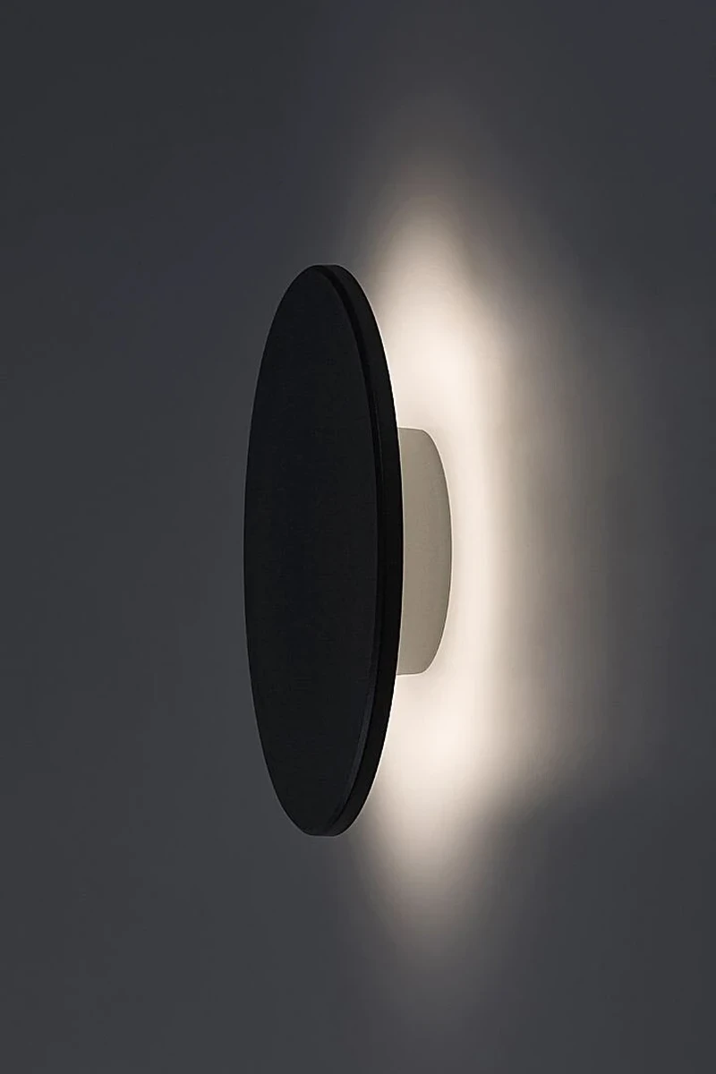 Rust – LED външна стенна лампа в сиво/бяло, Ø220мм, 15W, 2700-6500K, IP65