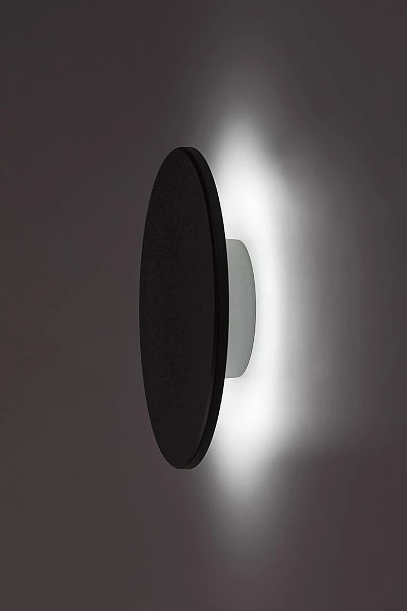 Rust – LED външна стенна лампа в сиво/бяло, Ø220мм, 15W, 2700-6500K, IP65