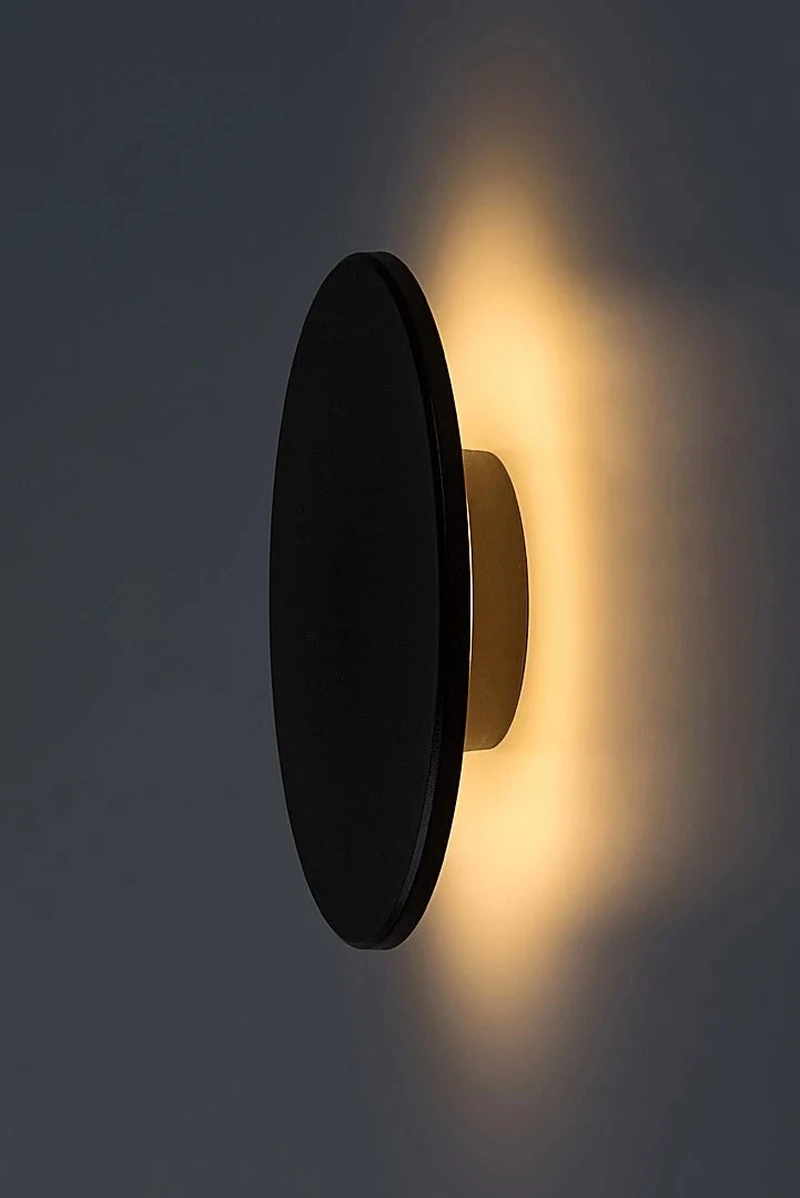 Rust – LED външен аплик в кафяво/бяло, Ø220мм, 15W, 2700-6500K, IP65