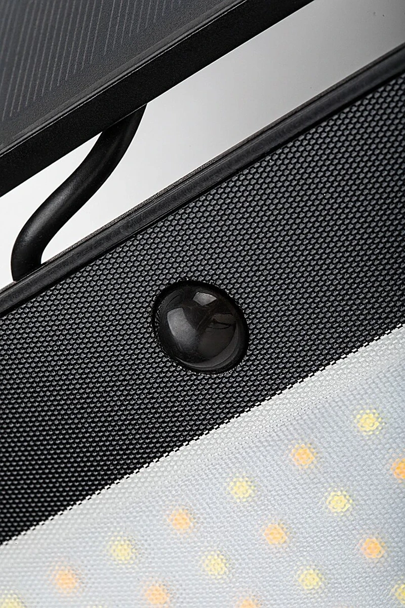 Tarcal – LED соларна стенна лампа в черно с бяло стъкло, 190×175мм, 8W, 3000-6500K