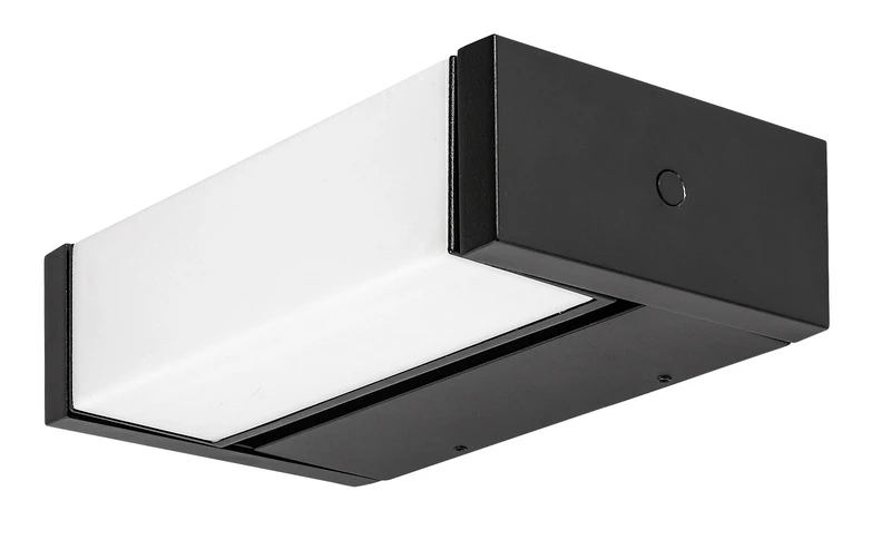 Cubbington – LED външен аплик в черно с бял дифузер, 230×130мм, 18W, 4000K, IP54