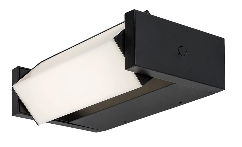 Cubbington – LED външен аплик в черно с бял дифузер, 230×130мм, 18W, 4000K, IP54