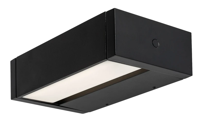 Cubbington – LED външен аплик в черно с бял дифузер, 230×130мм, 18W, 4000K, IP54
