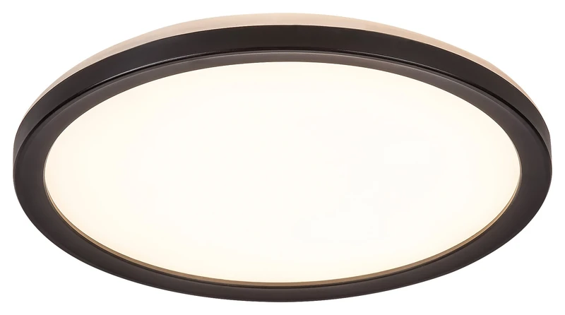 Inverness – LED плафон за тераса в черно/бяло, Ø280мм, 15W, 2700-6500K
