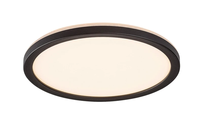 Inverness – LED плафон за тераса в черно/бяло, Ø280мм, 15W, 2700-6500K