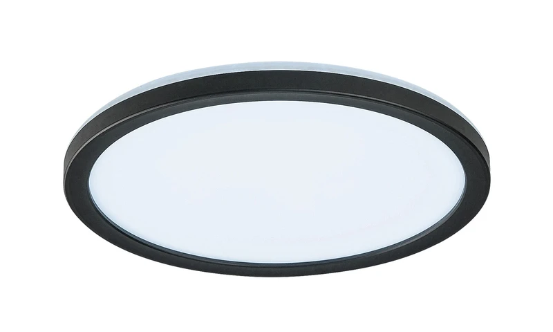 Inverness – LED плафон за тераса в черно/бяло, Ø280мм, 15W, 2700-6500K