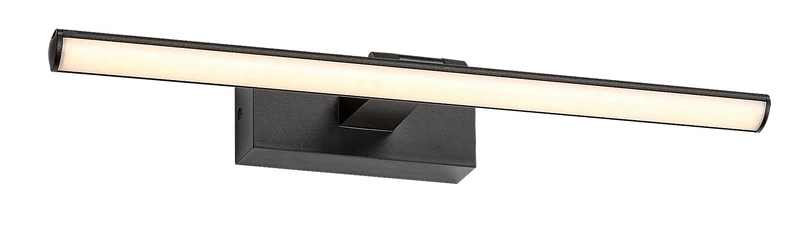 Gaten – LED лампа за картини в черно с бял абажур, 450мм, 8W, 3000K