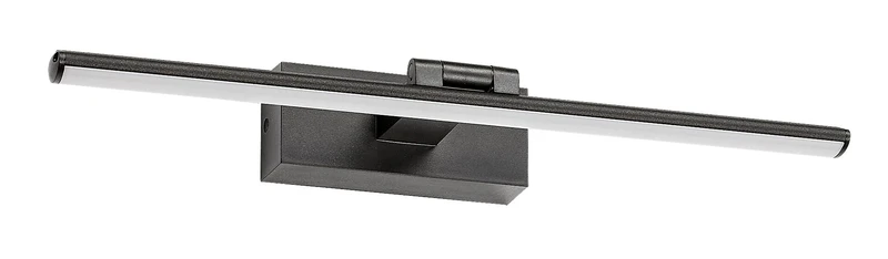 Gaten – LED лампа за картини в черно с бял акрилен абажур, 590мм, 12W, 3000K