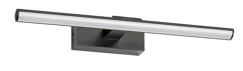 Gaten – LED лампа за картини в черно с бял акрилен абажур, 590мм, 12W, 3000K