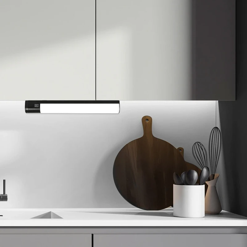 Duddu – LED осветление за кухня в черно/бяло, 570мм, 17W, 4000K