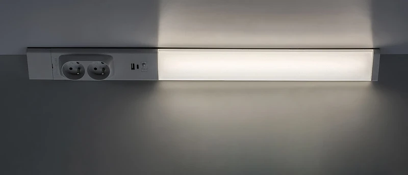 Bilal E – LED осветление за кухня в бяло, 600мм, 18W, 4000K