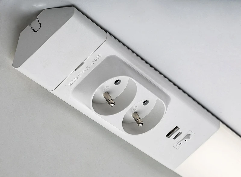 Bilal E – LED осветление за кухня в бяло, 600мм, 18W, 4000K