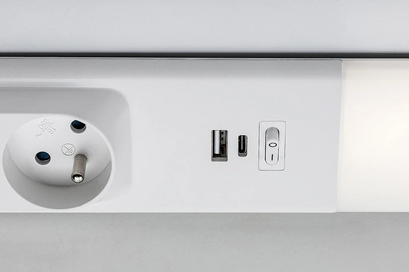 Bilal E – LED осветление за кухня в бяло, 600мм, 18W, 4000K