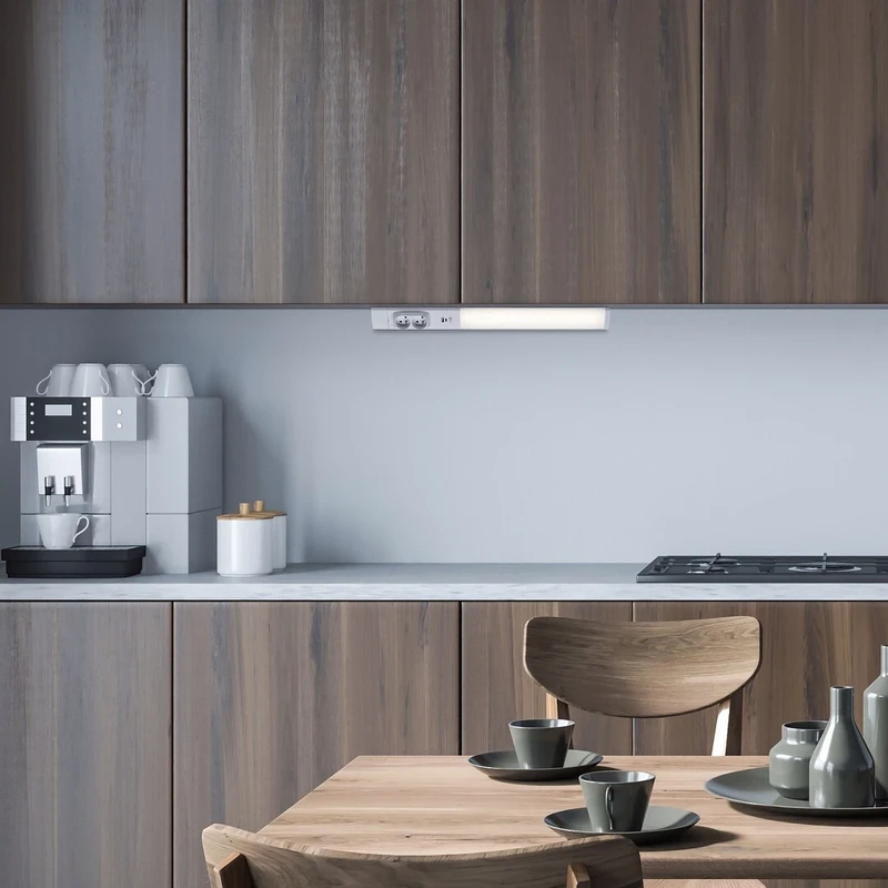 Bilal E – LED осветление за кухня в бяло, 600мм, 18W, 4000K
