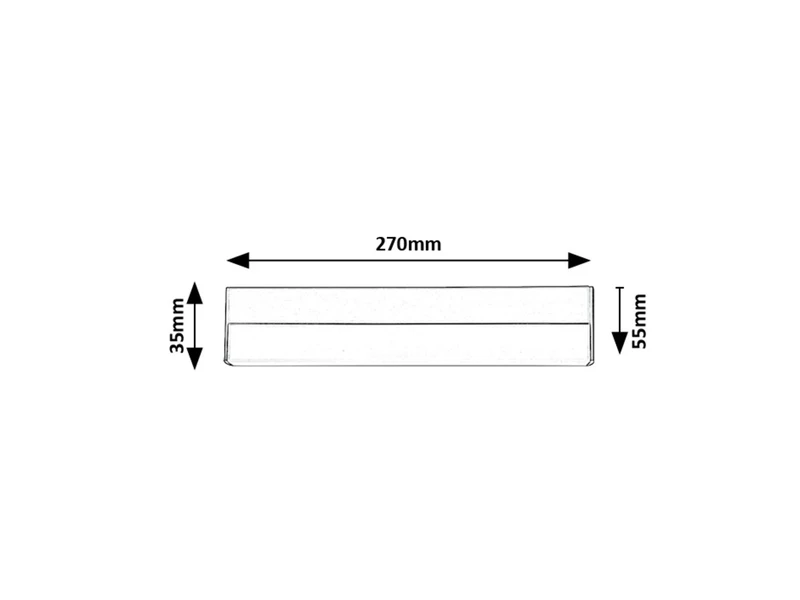 Band2 – LED осветление за кухня в бяло, 270мм, 7W, 4000K