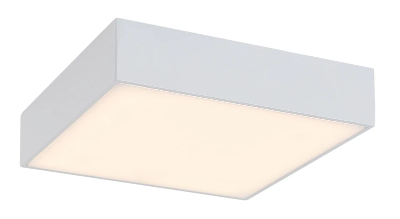 Tartu – LED плафон за тераса в бял мат, 175×175мм, 18W, 2800-6000K, IP44