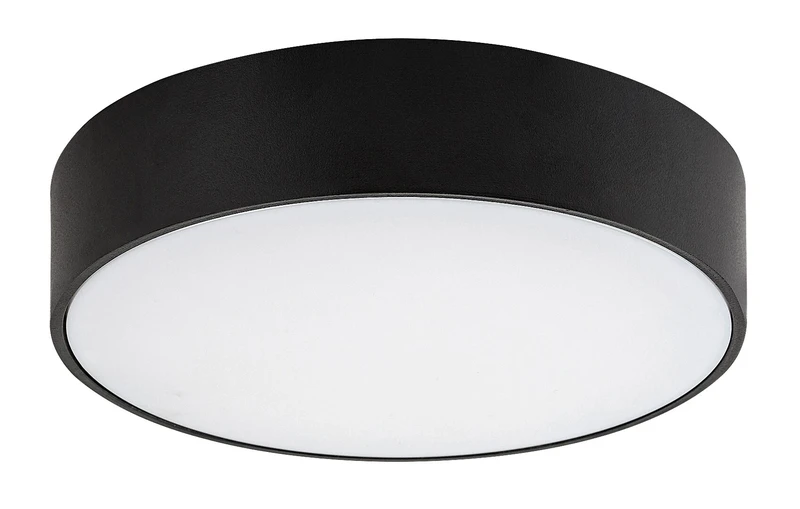 Tartu – LED плафониера за тераса в черен мат, Ø175мм, 18W, 2800-6000K