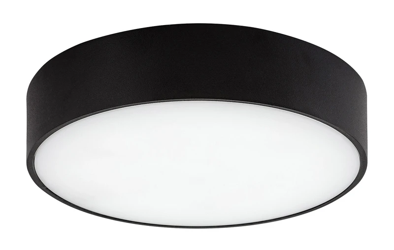 Tartu – LED плафониера за тераса в черен мат, Ø175мм, 18W, 2800-6000K