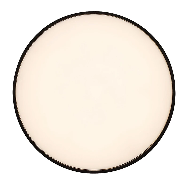 Tartu – LED плафониера за тераса в черен мат, Ø175мм, 18W, 2800-6000K