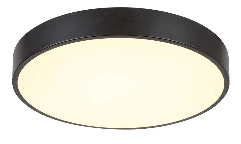 Tartu – LED плафониера за тераса в черен мат, Ø175мм, 18W, 2800-6000K