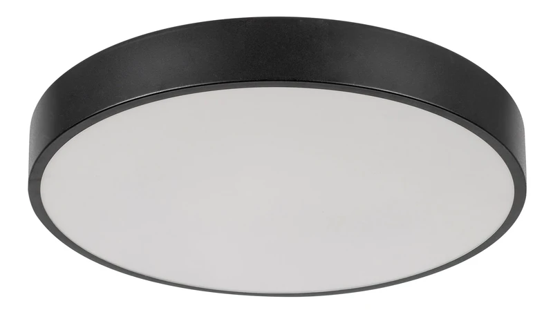 Tartu – LED плафониера за тераса в черен мат, Ø175мм, 18W, 2800-6000K