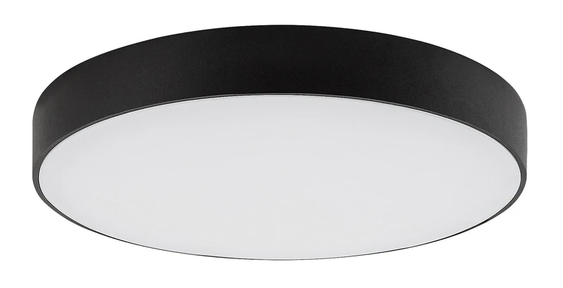 Tartu – LED плафон за тераса в черен мат, Ø300мм, 24W, 2800-6000K, IP44