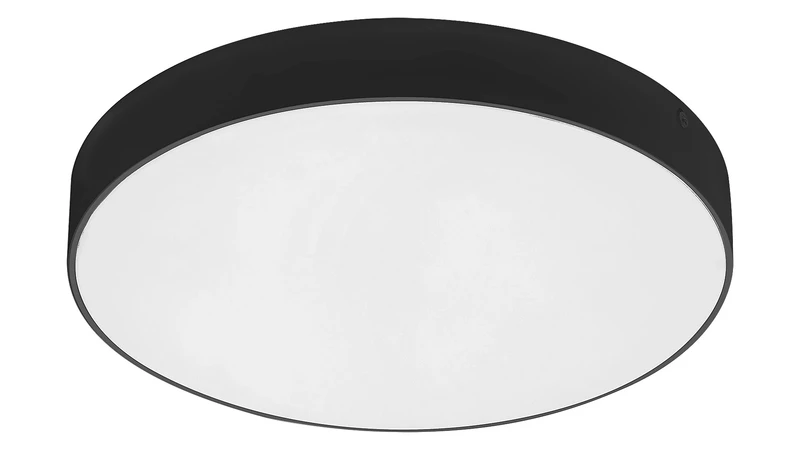 Tartu – LED плафон за тераса в черен мат, Ø300мм, 24W, 2800-6000K, IP44