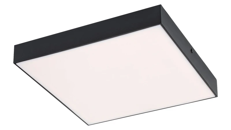 Tartu – LED плафон за тераса в черен мат, 300×300мм, 24W, 2800-6000K, IP44