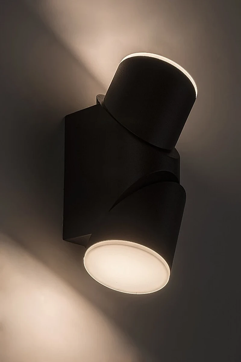 Belfast – LED външен аплик в антрацит, Ø65мм, 12.9W, 3000K, IP65