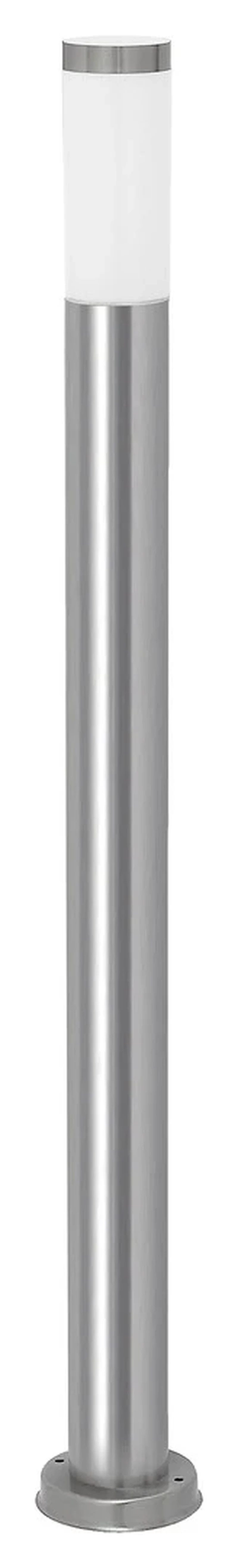 Външни стоящи лампи Inox torch – модерна градинска лампа в сатиниран хром, Ø76мм, 1100мм, IP44, E27