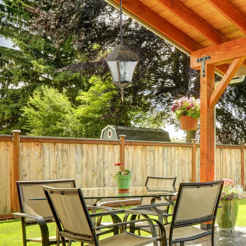 Toscana – класически външен пендел в антично злато, Ø205мм, 1×E27, IP43